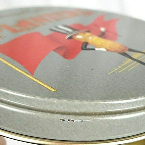 2 Vintage Planters Peanuts Mr Peanut Tin 1980 - Picture 6 of 8